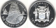 10 dollars (Sir Henry Morgan)