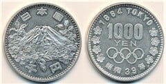 1.000 yenes (XVIII Olímpiada, Tokio-64)