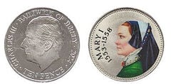 10 pence (Reina Isabel I)