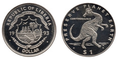 1 dollar (Corythosaurus)