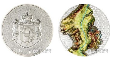 5 francs (Centenario de la adopción del franco suizo)