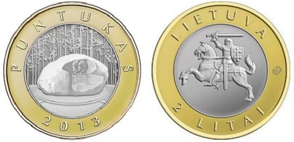2 litai (Puntukas)