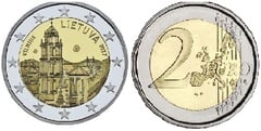 2 euro (Vilnius - Capital Cultural y Artística del Estado)