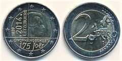 2 euro (175 Aniversario de la Independencia de Luxemburgo)