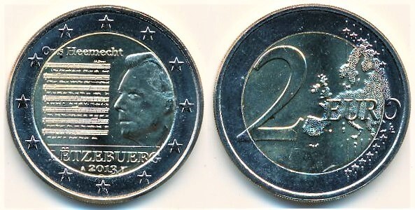2 euro (Himno Nacional)
