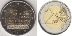 2 euro (150 Aniversario de la Constitución de Luxemburgo)