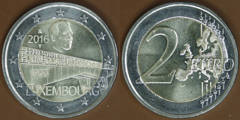 2 euro (50 Aniversario del Puente de la Gran Duquesa Carlota)