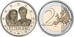 2 euro (40 Aniversario de la Boda de Henri y María Teresa)