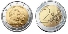2 euro (25 Cumpleaños del Gran Duque Heredero Guillermo)