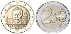 2 euro (25º Aniversario de la Ascensión al Trono del Gran Duque Enrique)