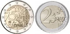 2 euro (75º Aniversario de la Declaración Schuman)