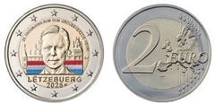2 euro (25º Aniversario de la Ascensión al Trono del Gran Duque Enrique-Color)