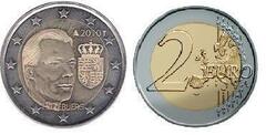 2 euro (Gran Duque Henri y Escudo de Armas)