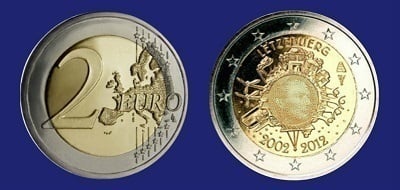 2 euro (10 Aniversario de la Circulación del Euro)