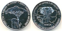 1.500 francs CFA (1 Africa)