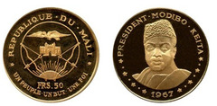 50 francs (Presidente Modibo Keita)