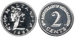2 cents (10 Aniversario Decimalización)