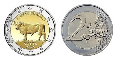 2 euro (Especies Nativas-El Buey Maltés)