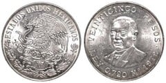 25 pesos (Benito Juarez)