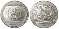 2 nuevos pesos-1/2 onza (Bajorrelieve de El Tajín)