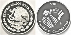 10 pesos (Yucatán-Castillo de Chichén Itzá)