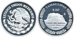 10 pesos (Tamaulipas-Cerro del Bernal)