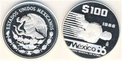 100 pesos (Copa Mundial de Futbol-México 86)