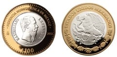 100 pesos (1 Peso.1866.Segundo Imperio)