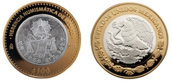 100 pesos (1 Peso Republicano - Tipo Balanza)