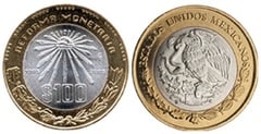 100 Pesos (Centenario de la Reforma Monetaria de 1905)