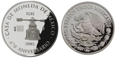 10 Pesos (470 Aniversario de la Casa de la Moneda)