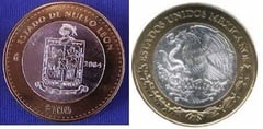 100 Pesos (Nuevo León Heráldica)