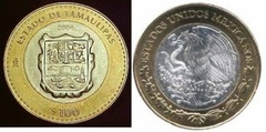 100 Pesos (Tamaulipas Heráldica)