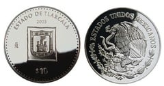 10 Pesos (Tlaxcala Heráldica)