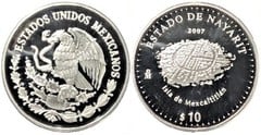 10 pesos (Estado de Nayarit-Isla de Mexcaltlitlán)
