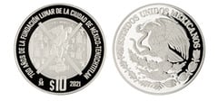 10 pesos (700 años de la Fundacion Lunar de la Ciudad de Mexico-Tenochtitlan)