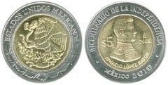 5 pesos (Bicentenario de la Independencia-Ignacio López Rayón)