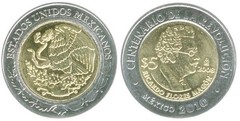 5 pesos (Centenario de la Revolución-Ricardo Flores Magón)