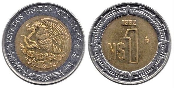 1 nuevo peso