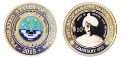 10 dollars (Regreso de Mahatma Gandhi a la India)