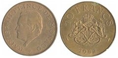 10 francs (Rainiero III)