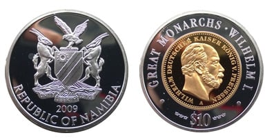 10 dollars ( Wilhelm I)