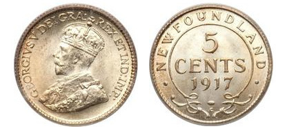 5 cents (George V)