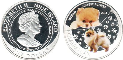 1 dollar (Los cachorros más lindos del mundo: Pomerania)