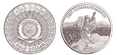 1/2 dollar (Diez Mandamientos)