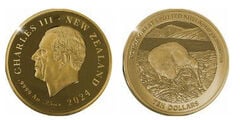 10 dollars (Gran kiwi moteado)