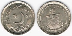 20 rupees (150 Aniversario del Colegio Lawrence)