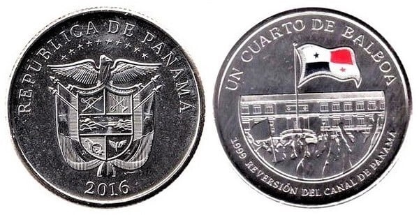 1/4 de balboa (1999 Reversión del Canal de Panamá)