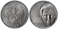 10 zlotych (Maria Sklodowska-Curie)