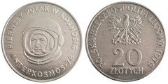 20 zlotych (Primer Cosmonauta Polaco)